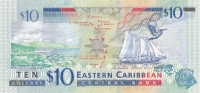 10 долларов 2015 года  Восточно-Карибские Государства