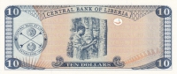 10 долларов 2004 год Либерия