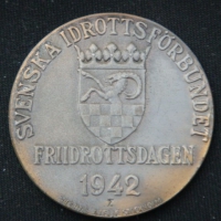 Медаль 1942 год Швеция