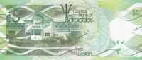 5 Долларов 2013 год Барбадос