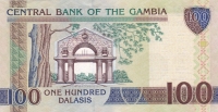 100 даласи 2006-2013 год Гамбия