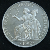 Монетовидный жетон ЭКЮ Германия 1992 год