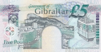5 фунтов 2000 год Гибралтар