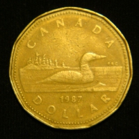 1 доллар 1987 год Канада