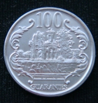 100 гуарани 2007 год Парагвай