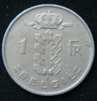 1 франк 1959 год Бельгия
