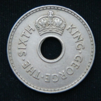 1 пенни 1952 год Фиджи