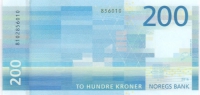 200 крон 2016 года Норвегия