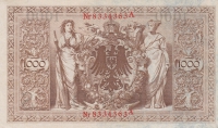 1000 марок 1910 год