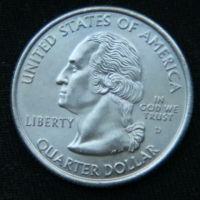 25 центов 2000 год D  Квотер штата Южная Каролина