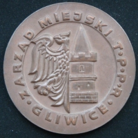 Медаль Польша Городской совет GLIWICE