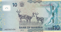 10 долларов 2015 год Намибия