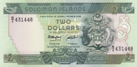 2 доллара 1986 год Соломоновы острова