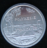 1 франк 2009 Французская Полинезия