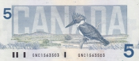 5 Долларов 1986 год Канада