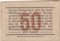 50 геллеров 1929 год  Австрия Нотгельд