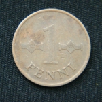 1 пенни 1967 год
