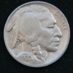 5 центов 1930 год США Buffalo Nickel