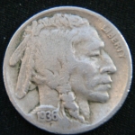 5 центов 1936 год США Buffalo Nickel