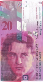 20 франков 2008 год Швейцария