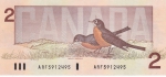 2 доллара 1986 год Канада