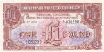 1 фунт 1956 год  Вооруженные силы Великобритании