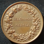 Медаль наградная. Общество домохозяйств округа Вестманланд. Швеция