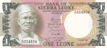 1 леоне 1984 год Сьерра-Леоне