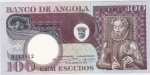 100 эскудо 1973 года  Ангола