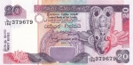 20 рупий 2001 года Шри-Ланка