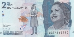 2000 песо 2020 года  Колумбия