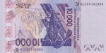 10000 франков 2003 год Сенегал