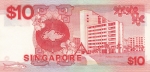 10 Долларов 1988 год Сингапур