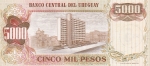 5 новых песо 1975 / 5000 песо 1975 год Уругвай