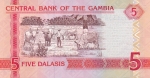 5 даласи 2006-2018 год Гамбия