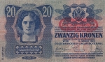 20 крон 1913  (1919) год Австро-Венгрия