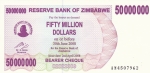50 миллионов долларов 2008 год Зимбабве