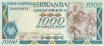1000 франков 1988 года  Руанда