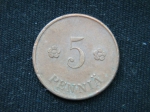 5 пенни 1922 год