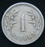 1 марка 1929 год Финляндия