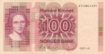 100 крон 1987 год Норвегия