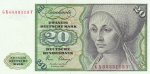 20 марок 1980 год ФРГ (с надписью)