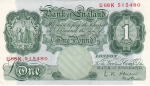 1 фунт 1955 год Великобритания