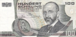 100 шиллингов 1984 год Австрия