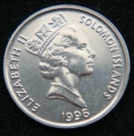 5 центов 1996 год Соломоновы Острова