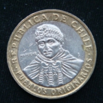 100 песо 2008 год Чили