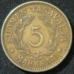 5 марок 1931 года Финляндия