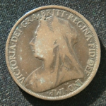 1 пенни 1896 год