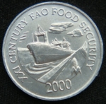 1 сентесимо 2000 год Панама ФАО - Продовольственная безопасность