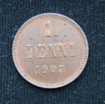 1 пенни 1903 год